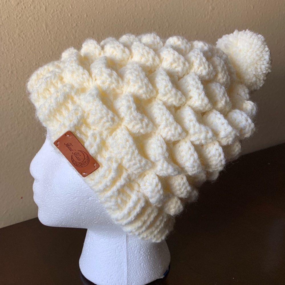 Hand made knitted adult hat